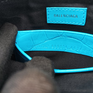 Vintage Balenciaga Le Cagole Mini Blue Leather 695814 shoulderbag | stylenewstar