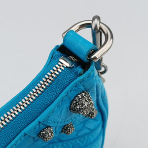 Vintage Balenciaga Le Cagole Mini Blue Leather 695814 shoulderbag | stylenewstar