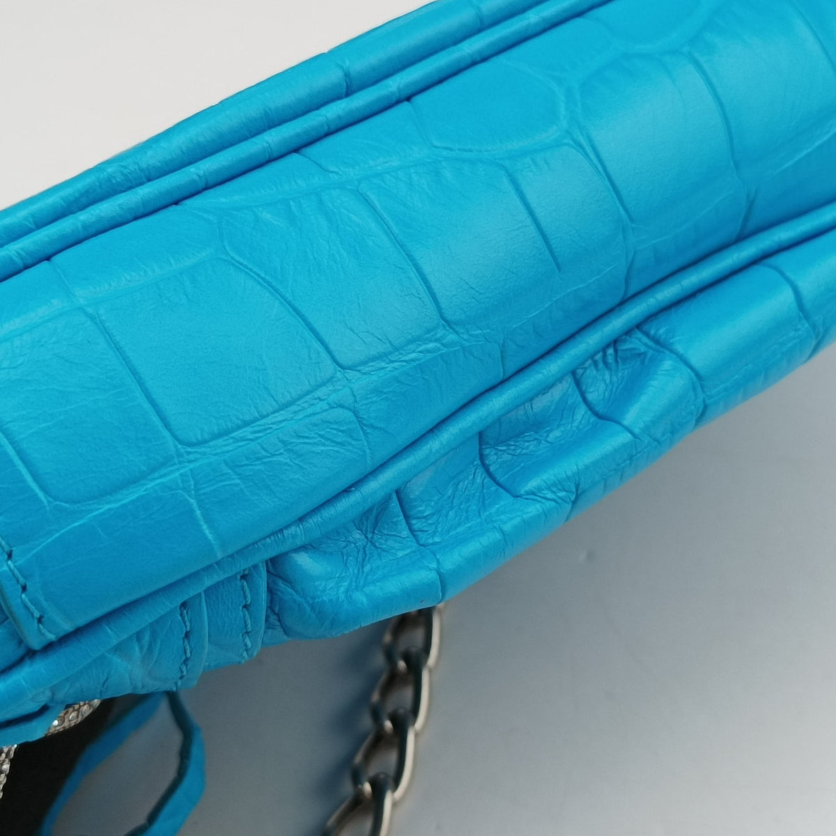 Vintage Balenciaga Le Cagole Mini Blue Leather 695814 shoulderbag | stylenewstar