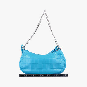 Vintage Balenciaga Le Cagole Mini Blue Leather 695814 shoulderbag | stylenewstar