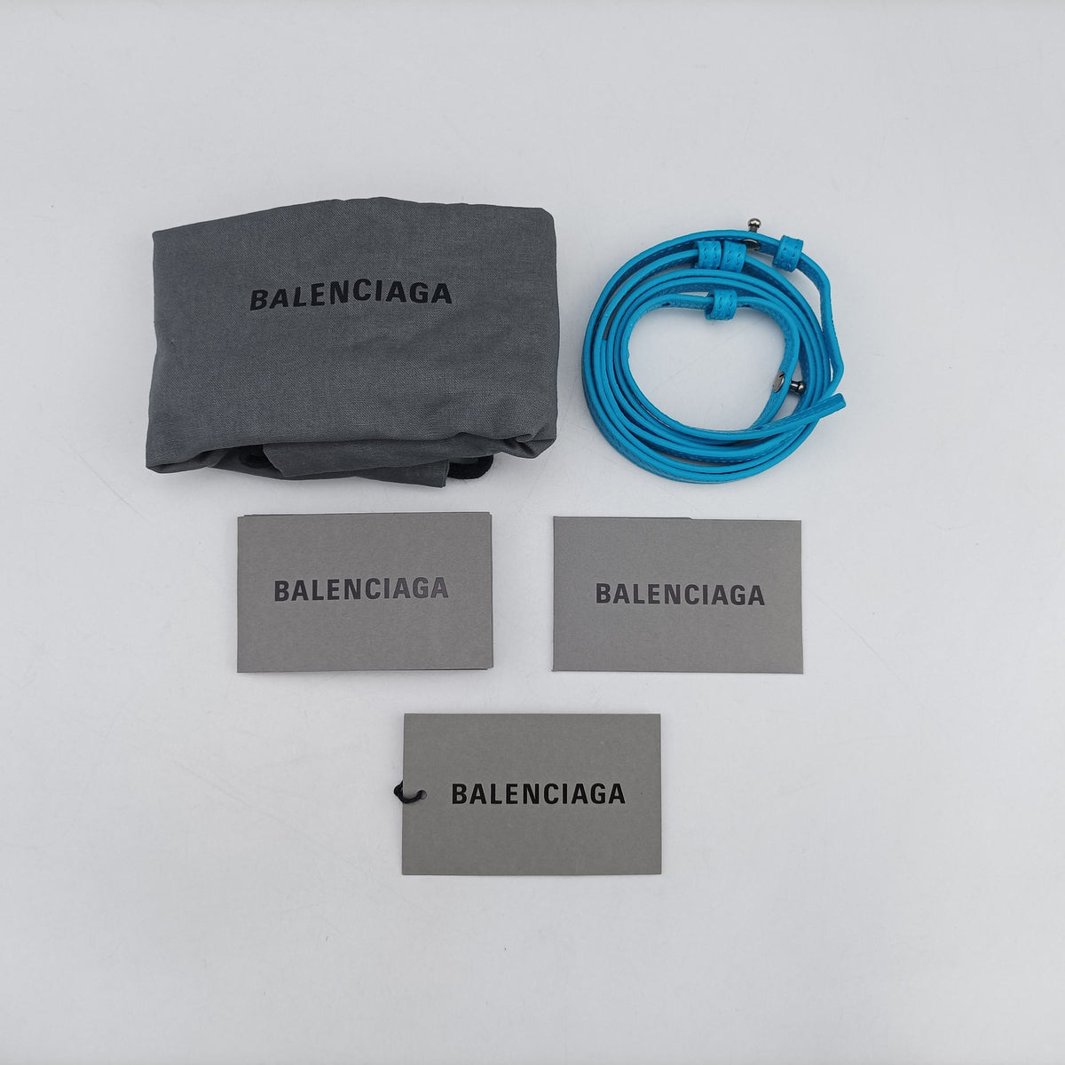 Vintage Balenciaga Le Cagole Mini Blue Leather 695814 shoulderbag | stylenewstar