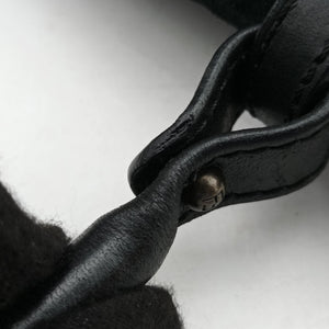 Pre-owned Fendi Zucca Borse Magic Black Suede × Leather 8BN143 handbag | stylenewstar